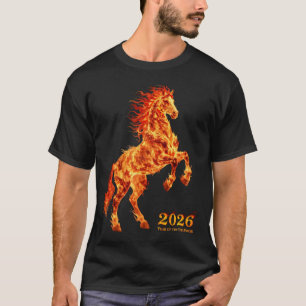Camiseta 2026 Ano do Cavalo de Fogo