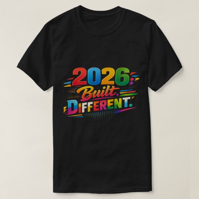 Camiseta 2026: Built Different | Ultimate Edition (Frente do Design)