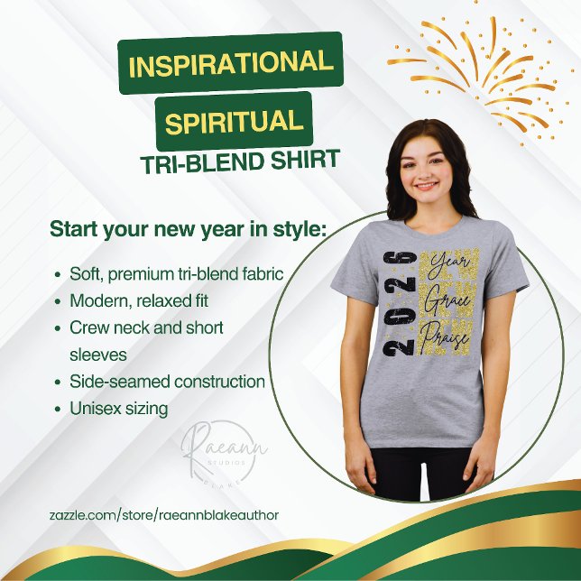 Camiseta 2026 Espiritual Inspirador (Criador carregado)