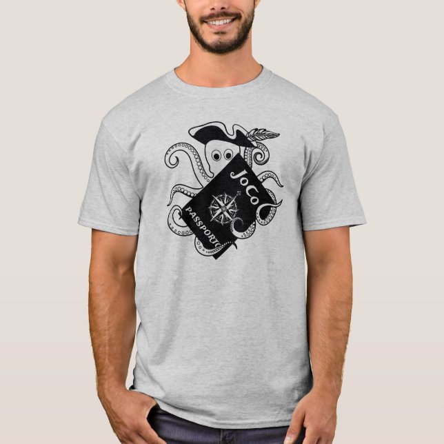 Camiseta 2026 JoCo Passporto Octopus Stamp Tshirt (Frente)
