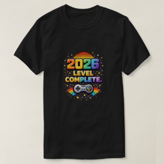 Camiseta 2026: Level Complete | Retro Gaming Evolution
