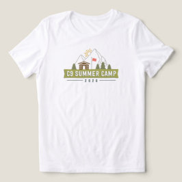 Camiseta 2026 Logo - Branco Corte Feminino
