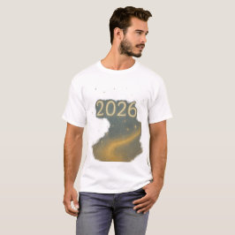 Camiseta 2026 Magic of New Beginnings Dreamy Golden Sky