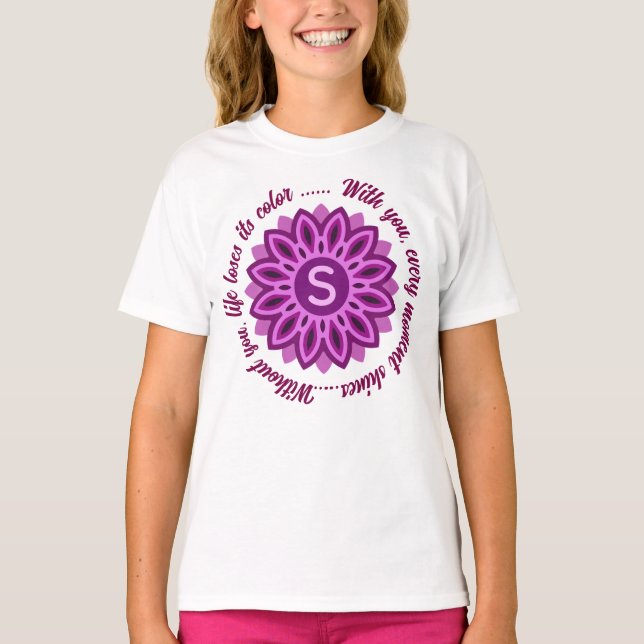 CAMISETA 2026 MODERNA MODERNA MODERNA FILHA DE PRESENTE MÃE (Frente)