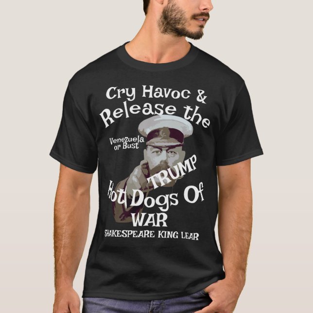 Camiseta 2026 Trump Chorar Devastação Lançamento Cachorros  (Frente)