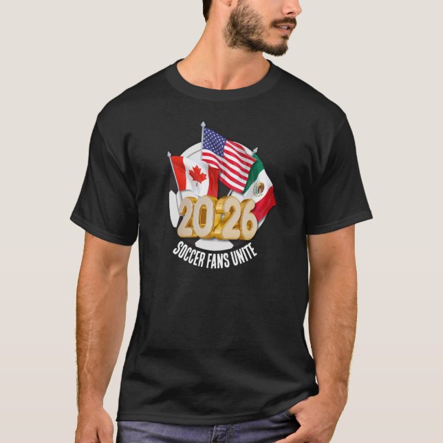 Camiseta 2026 WORLD SOCCER FANS UNITE Football  (Frente)