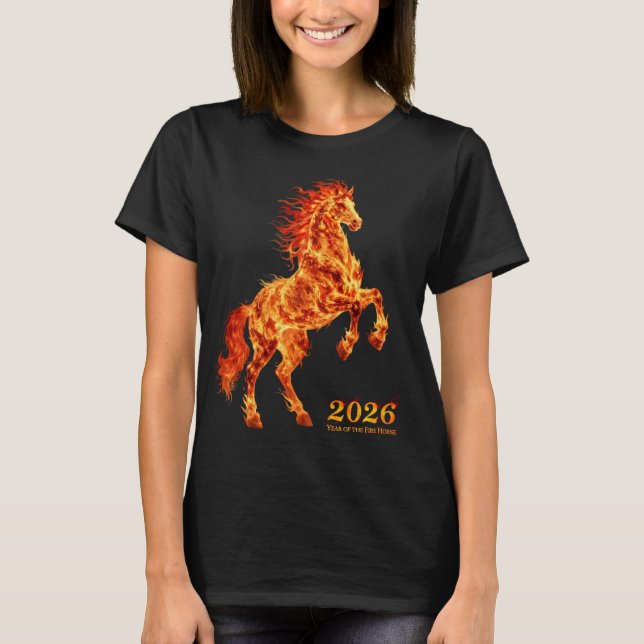 Camiseta 2026 Year of the Fire Horse (Frente)