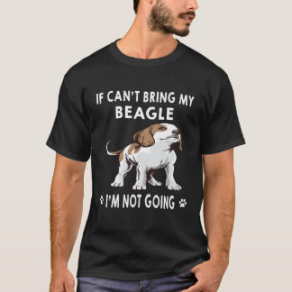 Camiseta 202 Se Não Posso Levar Meu Beagle Eu Não Vou