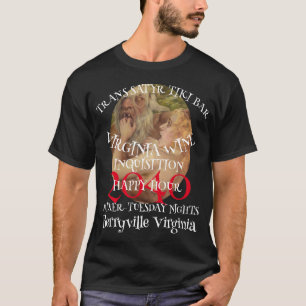Camiseta 2040 TRANS SATYR TIKI Bar Happy HOUR