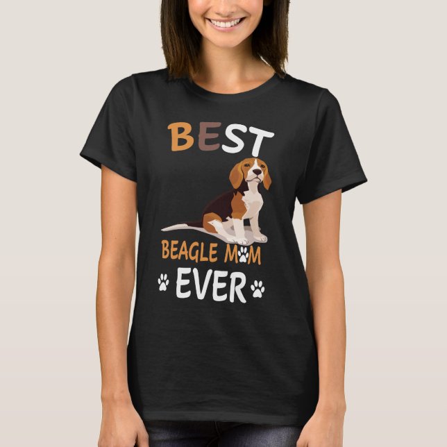 Camiseta 209 Melhor Beagle Mãe De Sempre (Frente)