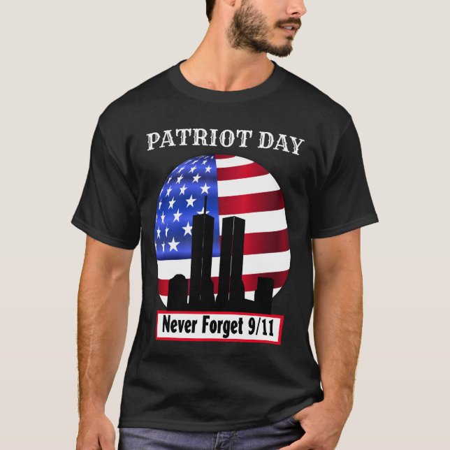 Camiseta 20. º aniversário 9/11 Neve Forget (Frente)