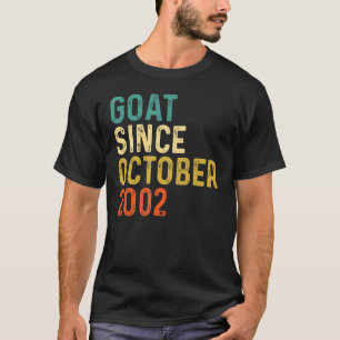 Camiseta 20 Aniversário De 20 Anos De Idade Caprino Desde O