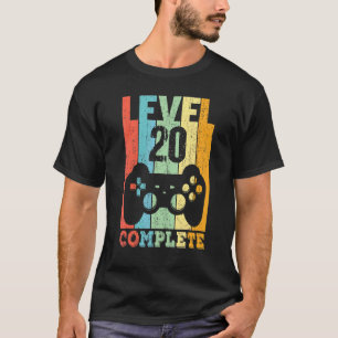 Camiseta 20 Aniversário Mulheres Nível 20 Anos 2002