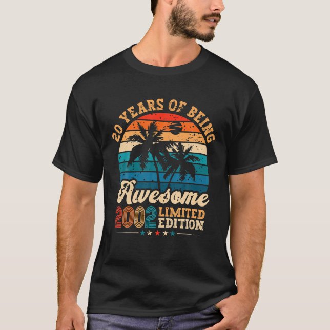 Camiseta 20 anos de idade presentes fantásticos 2002 Edição (Frente)