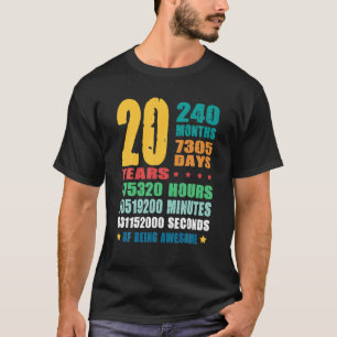 Camiseta 20 Anos De Incrível Casação Com Annivers Casado