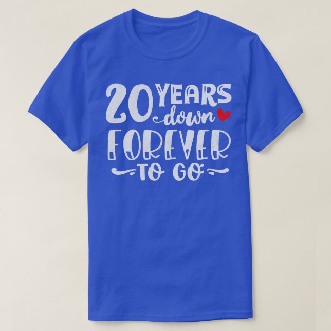 Camiseta 20 anos para sempre (Frente do Design)