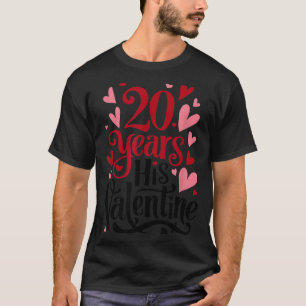 Camiseta 20 Anos Seu Dia dos Namorados _ Aniversário Casais