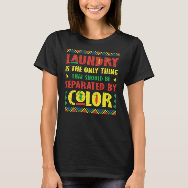Camiseta 20 Black History Month African Pride Roupa Gift. (Frente)
