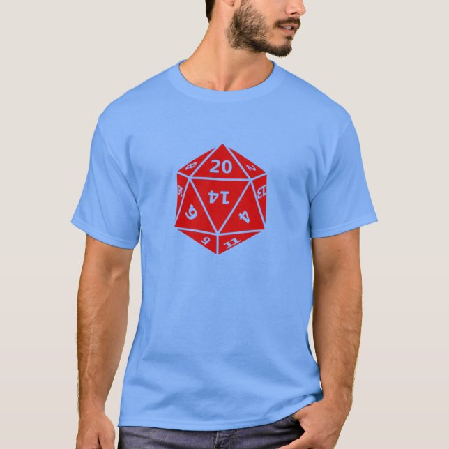 Camiseta 20 dados tomados partido (Frente)
