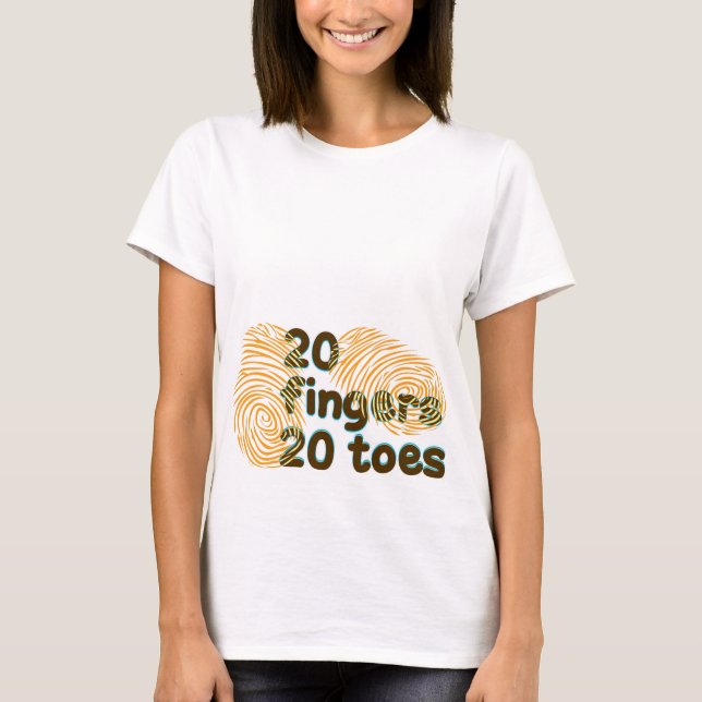 Camiseta 20 Dedos 20 Dedos (Frente)
