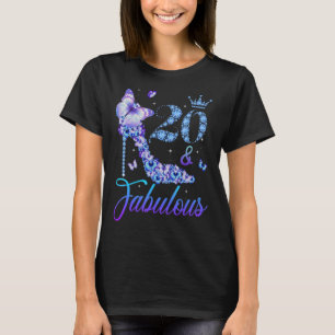 Camiseta 20 E Fabuloso Disamond High Heels Feliz Nascimento