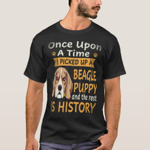 Camiseta 20 Era Uma Vez - Beagle Cachorrinho Beagle