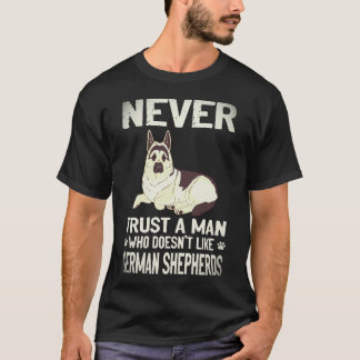 Camiseta 20 Nunca Confie em um Homem que Não Gosta de Pasto