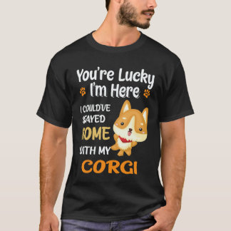 Camiseta 20 Você é Corgi Sortudo