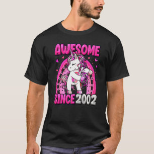 Camiseta 20 Years Old Unicorn Flossing 20th Birthday Girl U