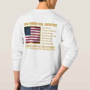 Camiseta 20o Infantaria voluntária de Maine (BH)