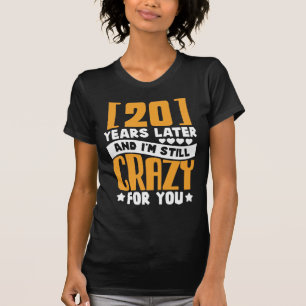 Camiseta 20th Wedding Anniversary 20 Year Marriage Gift Men