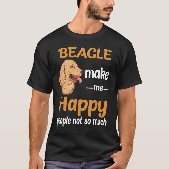 Camiseta 215 Beagle Me Faz Feliz (Frente)