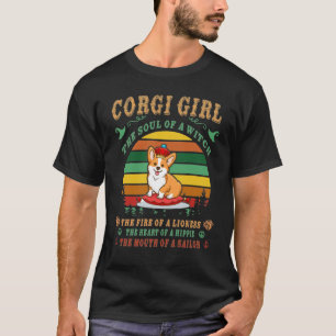 Camiseta 216 Corgi Girl - Witch - Lioness - Hippie - Sailor