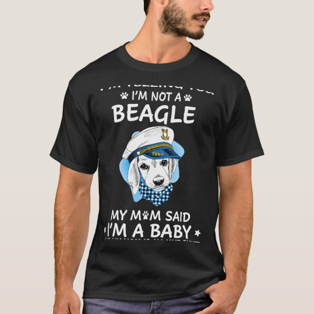 Camiseta 216 Estou dizendo que não sou um Beagle (Frente)