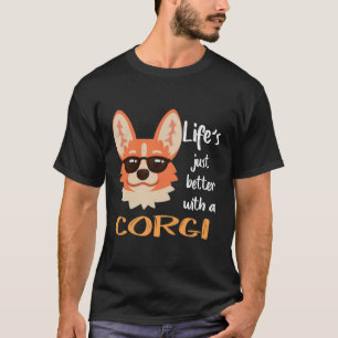 Camiseta 217 A vida é melhor com um Corgi