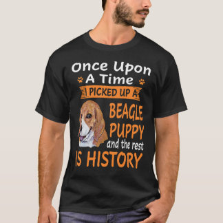 Camiseta 219 Era Uma Vez Cachorrinho Beagle