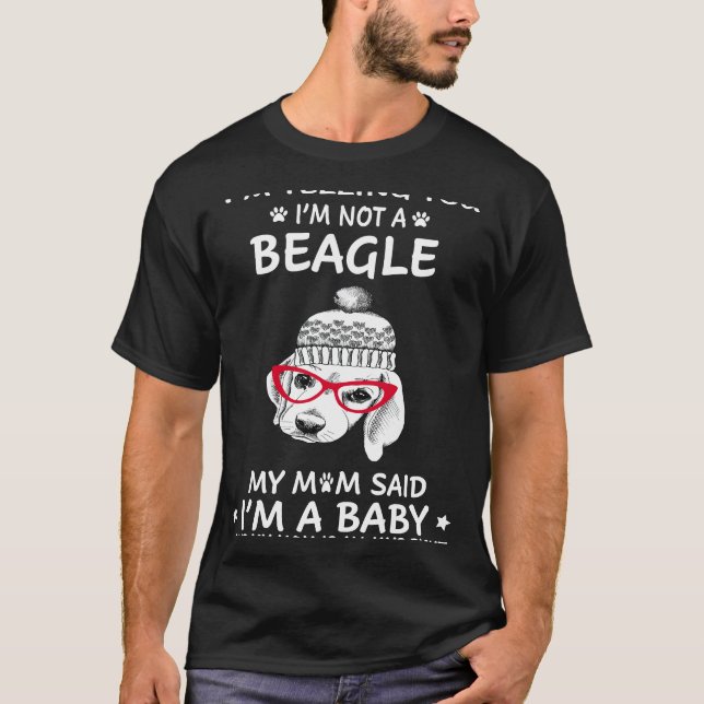 Camiseta 219 Estou dizendo que não sou um Beagle (Frente)