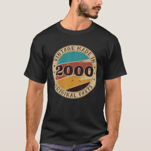 Camiseta 21. º Aniversário, Retro Vintage, 21 Anos, Feita E