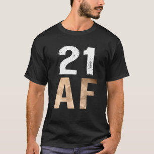Camiseta 21 aniversário de 21 anos de AF Legal