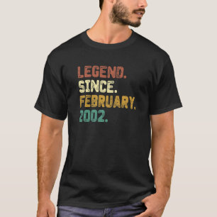Camiseta 21 Anos De Legenda Desde Fevereiro De 2002 21rua N