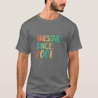 Camiseta 21 Anos Garota Velha Coração Floral Decor Funny In
