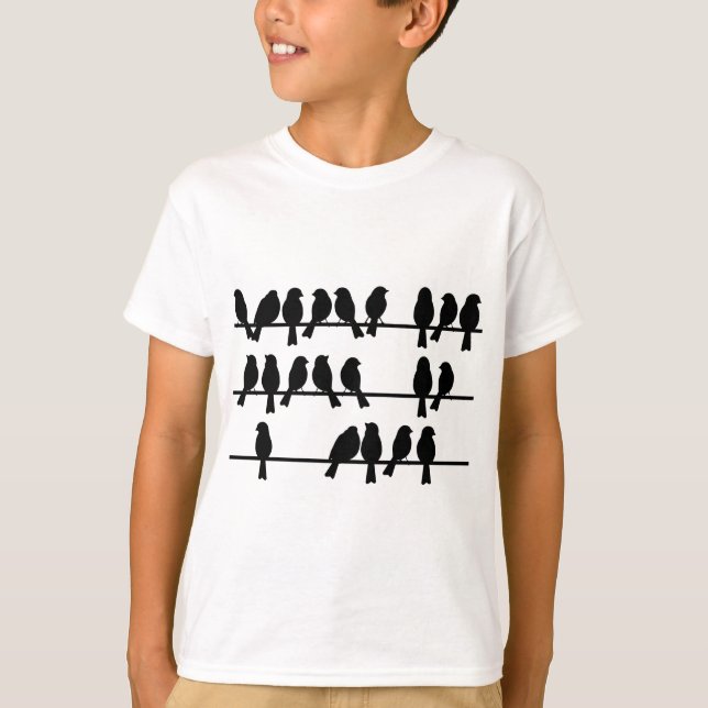 Camiseta 21 Aves Num Fio (Frente)