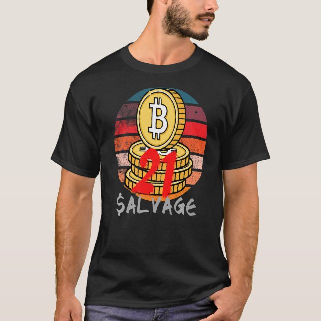 Camiseta 21 Comprar De Salvamento Bitcurrency Cryptocurrenc (Frente)