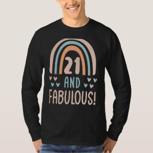 Camiseta 21 E Vinte Primeiro Aniversário Vinte E Um 2
