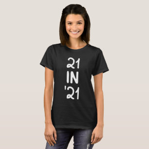 Camiseta 21 em 21   Torneio de 21 em 2021-aniversário de 2