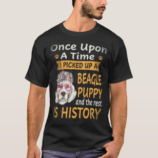 Camiseta 21 Era Uma Vez -  Beagle Cachorrinho Beagle