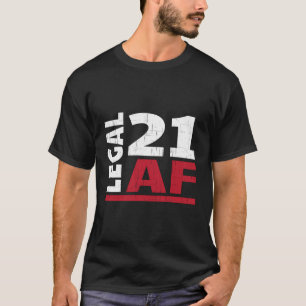 Camiseta 21 Festa de Celebração de Aniversário Presente I R