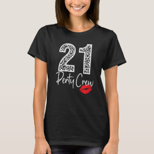 Camiseta 21 Festas, Bebendo Beer 21ruas Anos Feliz Nascimen