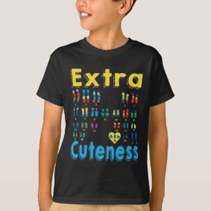 Camiseta 21 Xx Sindroma Extra Cromossoma Rapariga Mundo Aba
