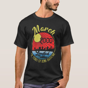 Camiseta 22º Aniversário 22 Anos Espetacular Desde 20 de